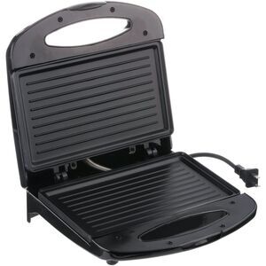 Chefman RJ01 Compact Contact Grill Nonstick Countertop Panini Maker Black New